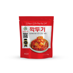 Kimchi củ cải đỏ 1kg