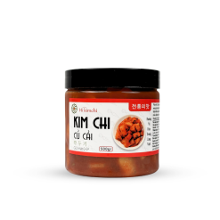 Kimchi củ cải đỏ 500g hộp tròn