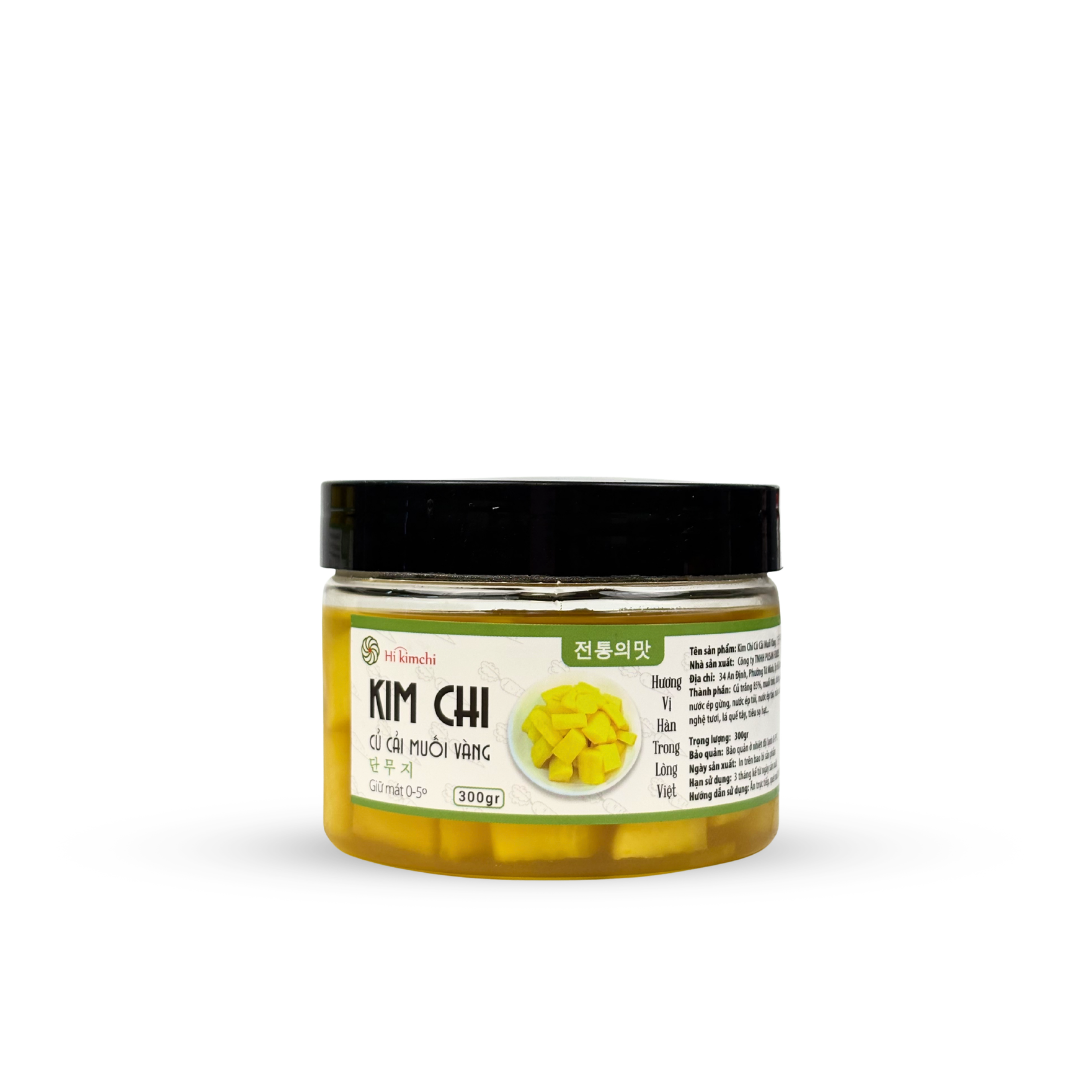 Kimchi củ cải vàng 300g