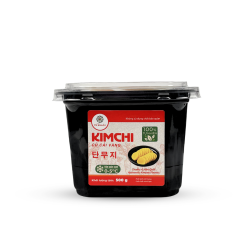Kimchi củ cải vàng 500g hộp vuông